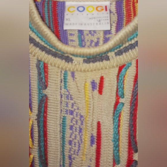 Vintage Coogi men's crewneck knit sweater - Picture 8 of 17